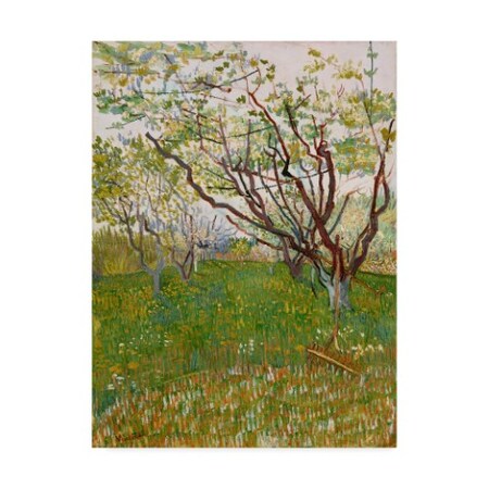Trademark Fine Art Vincent Van Gogh 'The Flowering Orchard' Canvas Art, 14x19 BL02040-C1419GG